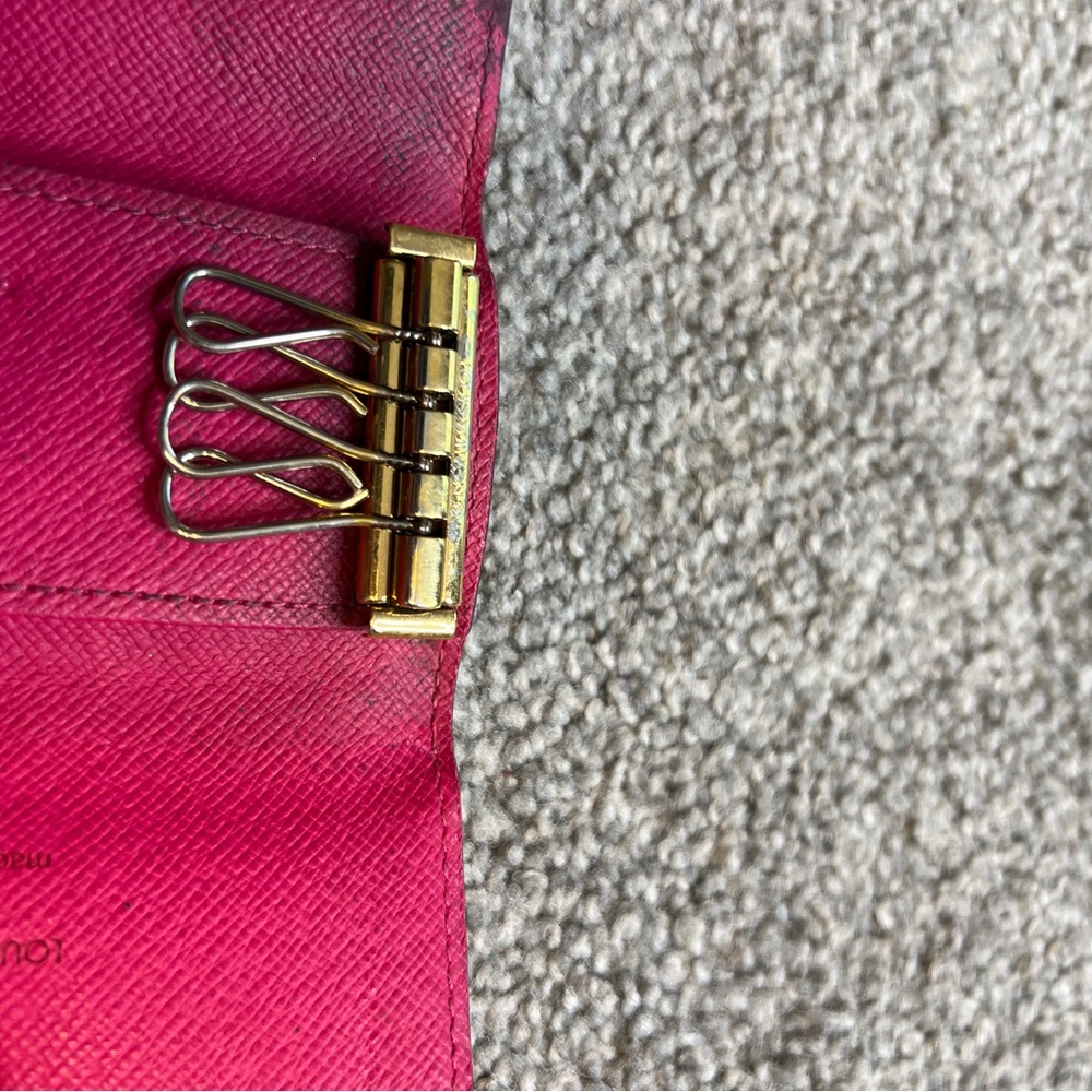 Louis Vuitton monogram multicolor 4 noir key holder wallet - Picture 6 of 10